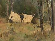 Tom roberts The Artists  Camp France oil painting artist